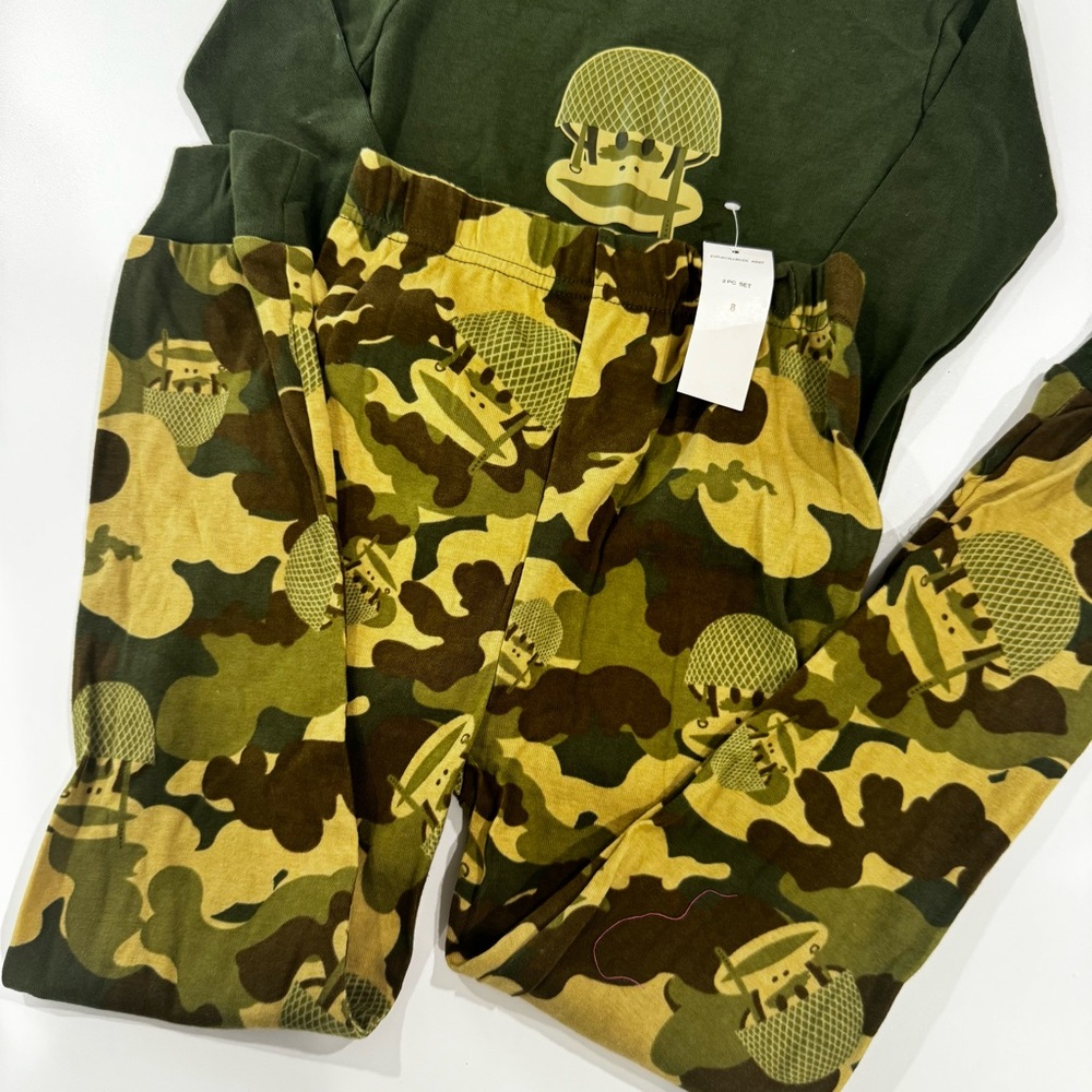 NWT Paul Frank boy pajama set camouflage size 8 - Picture 3 of 6